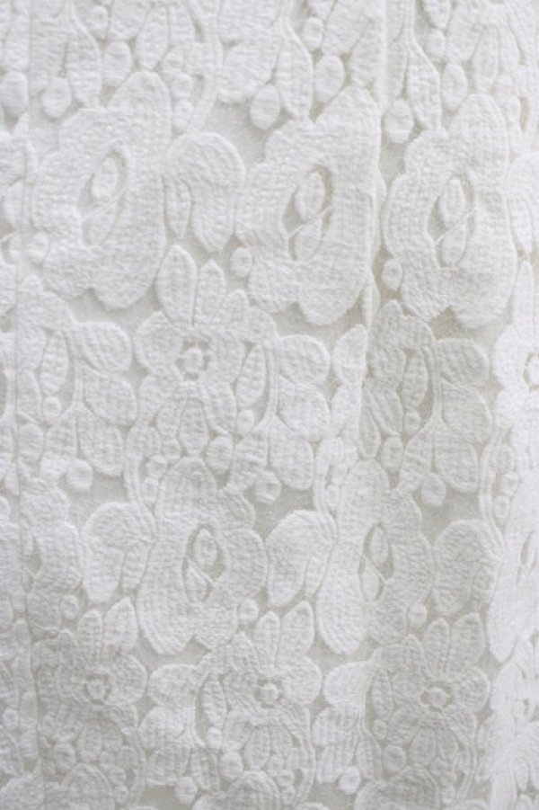 画像4: Jane Marple Dans Le Salon / コットンレースドレス M ホワイト H-25-12-03-044-JM-OP-KB-ZH (4)