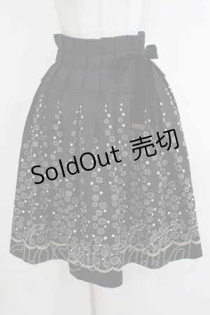 画像: Jane Marple / ドット刺繍スカート  黒 H-25-12-03-045-JM-SK-KB-ZH