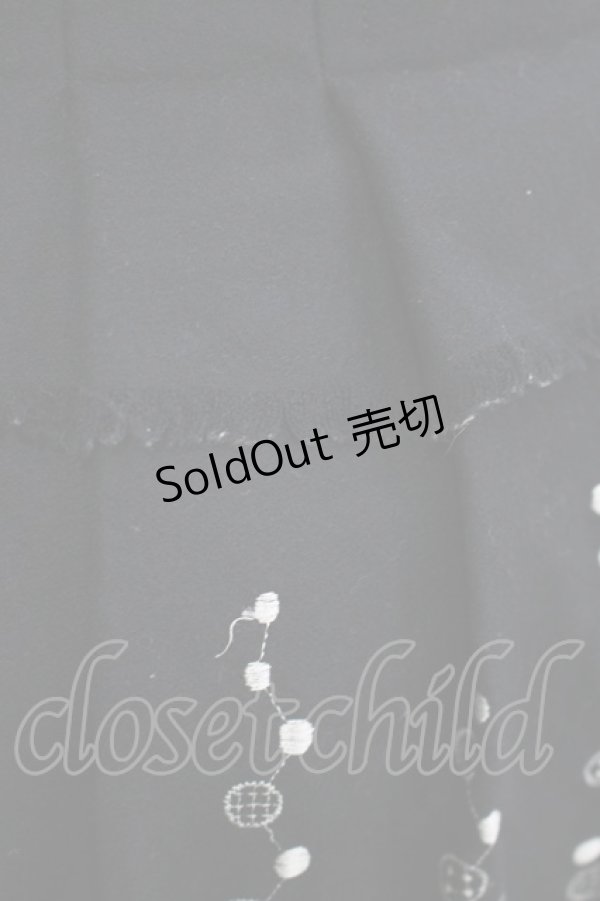 画像5: Jane Marple / ドット刺繍スカート  黒 H-25-12-03-045-JM-SK-KB-ZH (5)