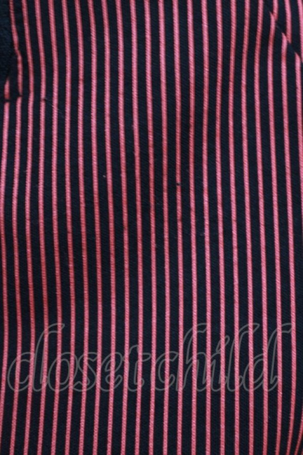 画像4: Rozen Kavalier / パネル切替ストライプスカート  黒×赤 H-25-12-03-047-OO-SK-KB-ZH (4)