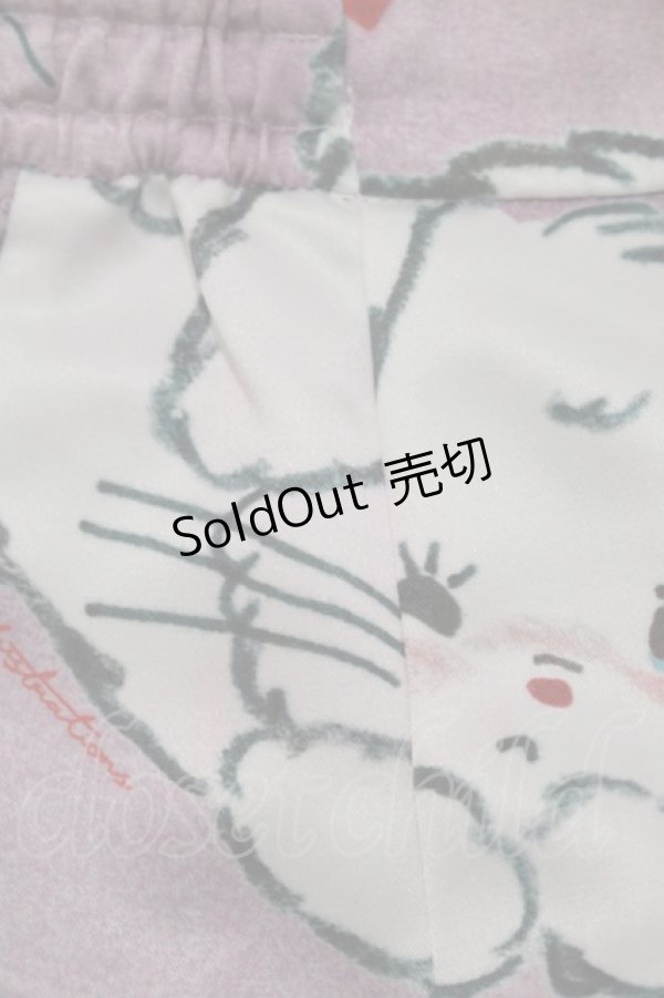 画像4: MILK / Bunny play スカート  ピンクベース H-25-12-03-048-ML-SK-KB-ZH (4)