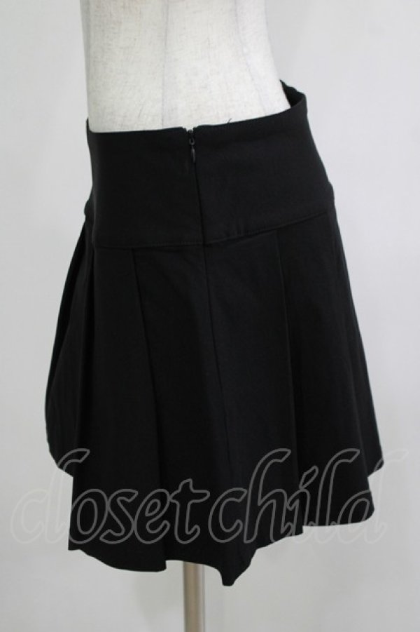 画像2: KILL STAR / CATTLE PLEATED SKIRT M ブラック/ライラックタータン H-25-12-03-049-SL-SK-KB-ZH (2)