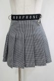 画像1: MORPH8NE / OFF SKIRT S ブラック×ホワイト H-25-12-03-050-PU-SK-KB-ZH (1)