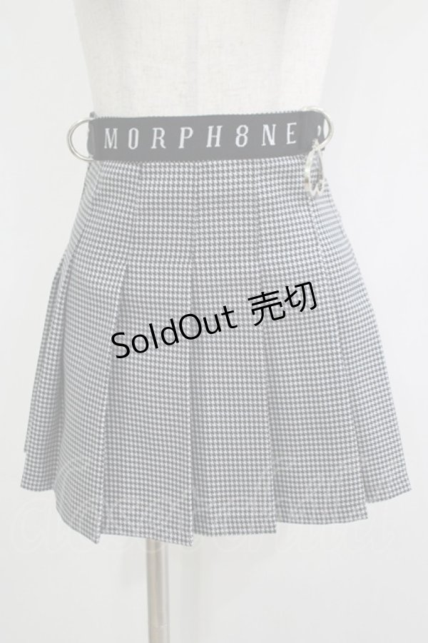 画像1: MORPH8NE / OFF SKIRT S ブラック×ホワイト H-25-12-03-050-PU-SK-KB-ZH (1)