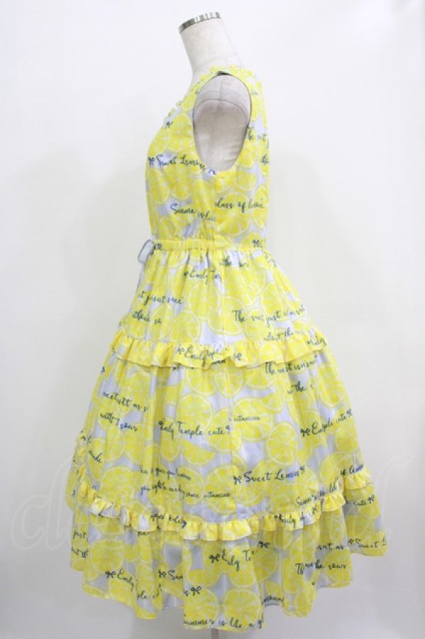 画像2: Emily Temple cute / Lemonノースリーブワンピース  サックス H-25-12-03-001-ET-OP-KB-ZT225 (2)