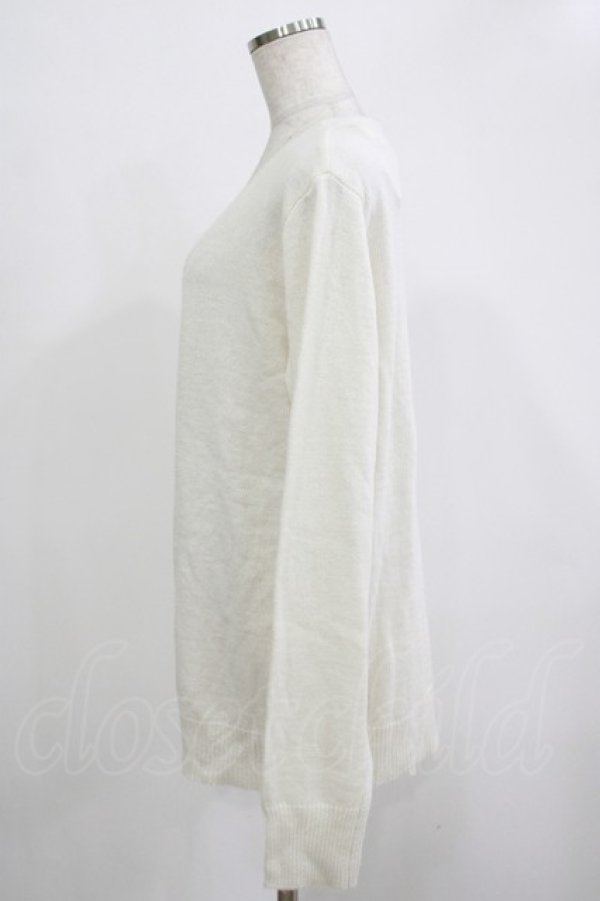 画像2: Candy Stripper / HEART BUTTON CARDIGAN  ホワイト H-25-12-03-060-PU-TO-KB-ZH (2)