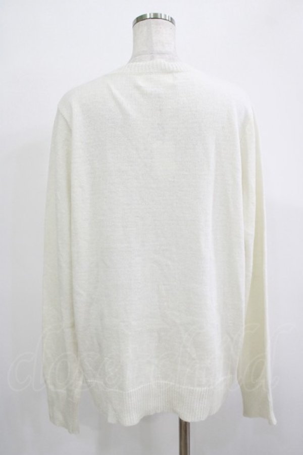 画像3: Candy Stripper / HEART BUTTON CARDIGAN  ホワイト H-25-12-03-060-PU-TO-KB-ZH (3)