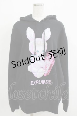 画像: LAND by MILK BOY / BOMBERBOY HOODIE XL ブラック H-25-12-03-070-MB-TO-KB-ZH