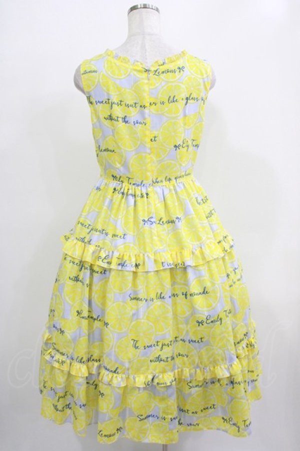 画像3: Emily Temple cute / Lemonノースリーブワンピース  サックス H-25-12-03-001-ET-OP-KB-ZT225 (3)