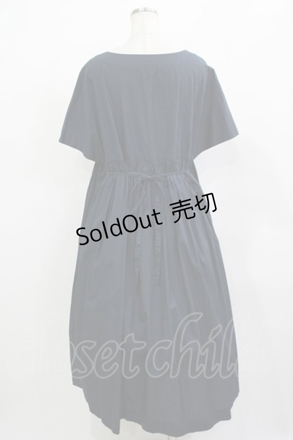 画像3: 【SALE】Jane Marple Dans Le Salon / コットンピンタックワンピース  ネイビー H-25-12-03-008-JM-OP-KB-ZT120 (3)