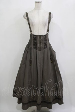 画像: Rozen Kavalier / 天使フレームプリントサス付ロングスカート  カーキ H-25-12-03-013-OO-SK-KB-ZH