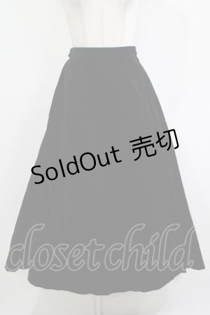 画像: alice auaa / 別珍フィッシュテールロングスカート 3（約9号） ブラック H-25-12-03-016-AA-SK-KB-ZH