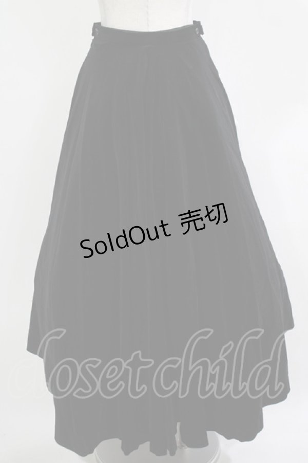 画像3: alice auaa / 別珍フィッシュテールロングスカート 3（約9号） ブラック H-25-12-03-016-AA-SK-KB-ZH (3)
