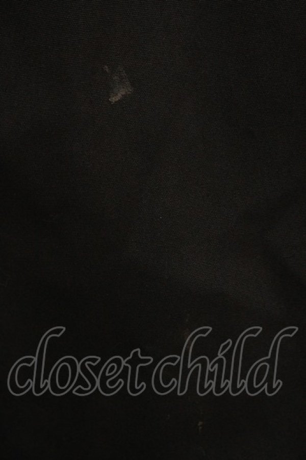 h.NAOTO / 裾プリントロングスカート 黒 H-25-12-03-017-HN-SK-KB-ZH