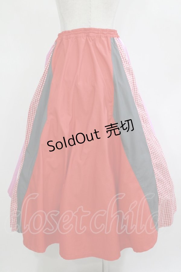 画像3: Candy Stripper / BRAVE DINOSAURスカート 2 レッド H-25-12-03-019-PU-SK-KB-ZH (3)