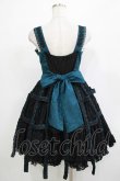 画像3: h.NAOTO / Deep Green Rose Bird Cage Dress  ブラック×グリーン H-25-12-03-020-HN-OP-KB-ZH (3)