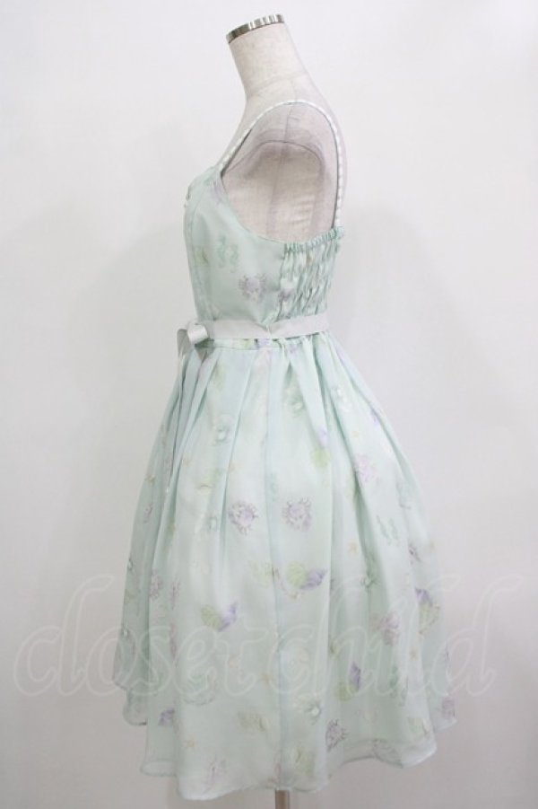 画像2: Emily Temple cute / Mystical Seaキャミワンピース  アクアグリーン H-25-12-03-023-ET-OP-KB-ZT100 (2)