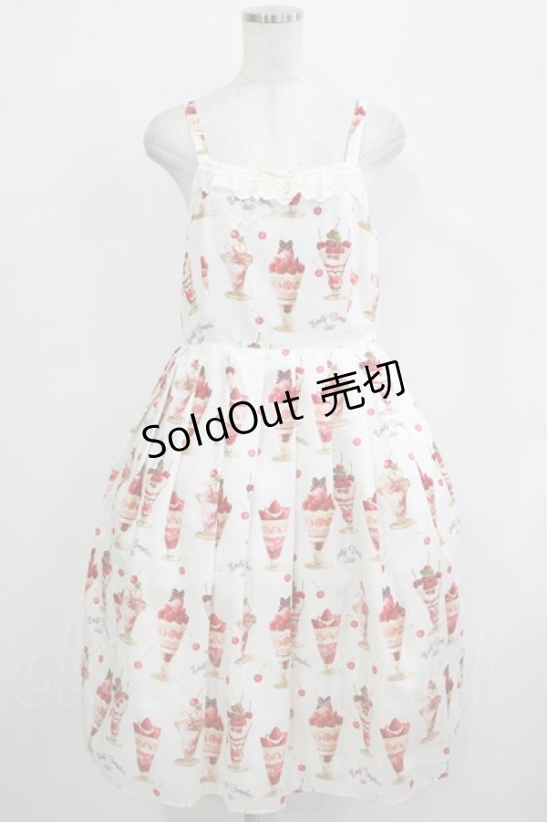 画像1: Emily Temple cute / BerryCherry Parfaitキャミソールワンピース  オフ H-25-12-03-024-ET-OP-KB-ZH (1)