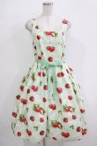 画像1: Emily Temple cute / Dear Strawberryノースリーブワンピース  ミント H-25-12-03-003-ET-OP-KB-ZT223 (1)