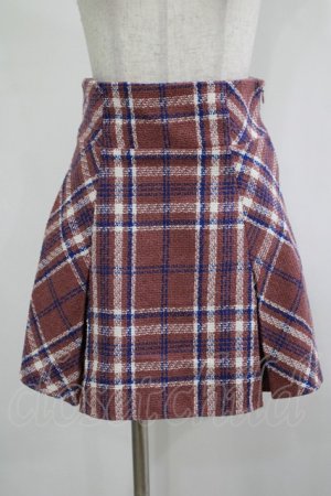 画像: evelyn / チェックボックススカート Free ピンク H-25-12-04-028-LO-SK-NS-ZH