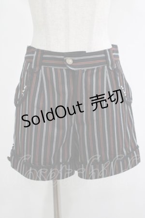 画像: axes femme / レジメンタルストライプパンツ M ネイビー H-25-12-04-029-AX-PA-NS-ZH