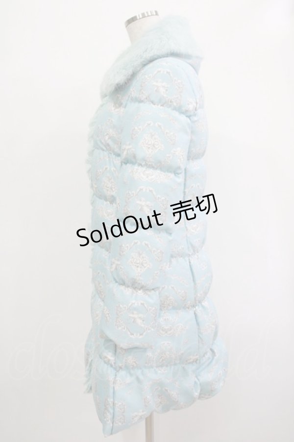 画像2: JESUS DIAMANTE / ベルサイユダウンTHREESUTAR 38 バロックangel柄babyブルー×ブルーラビット H-25-12-04-030-JE-CO-NS-ZH (2)