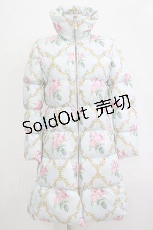 画像: JESUS DIAMANTE / ベルサイユダウンコート 38 ベルサイユローズサックス H-25-12-04-032-JE-CO-NS-ZH