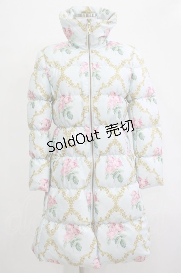 画像1: JESUS DIAMANTE / ベルサイユダウンコート 38 ベルサイユローズサックス H-25-12-04-032-JE-CO-NS-ZH (1)