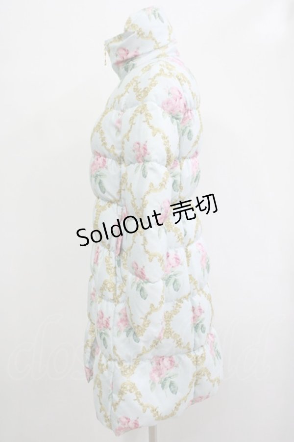 画像2: JESUS DIAMANTE / ベルサイユダウンコート 38 ベルサイユローズサックス H-25-12-04-032-JE-CO-NS-ZH (2)