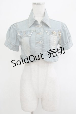 画像: LIZ LISA / デニムジャケット Free ブルー H-25-12-04-044-LO-JA-NS-ZH