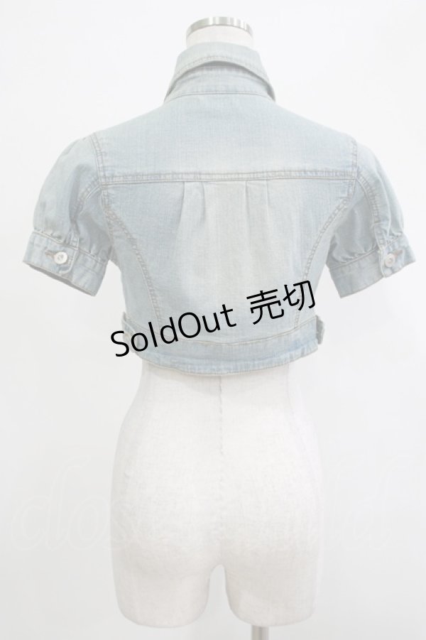 画像3: LIZ LISA / デニムジャケット Free ブルー H-25-12-04-044-LO-JA-NS-ZH (3)