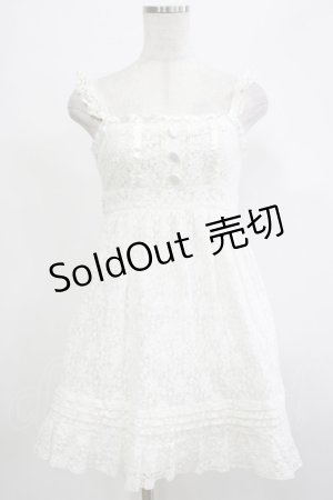 画像: LIZ LISA / レースワンピース Free ホワイト H-25-12-04-045-LO-OP-NS-ZH