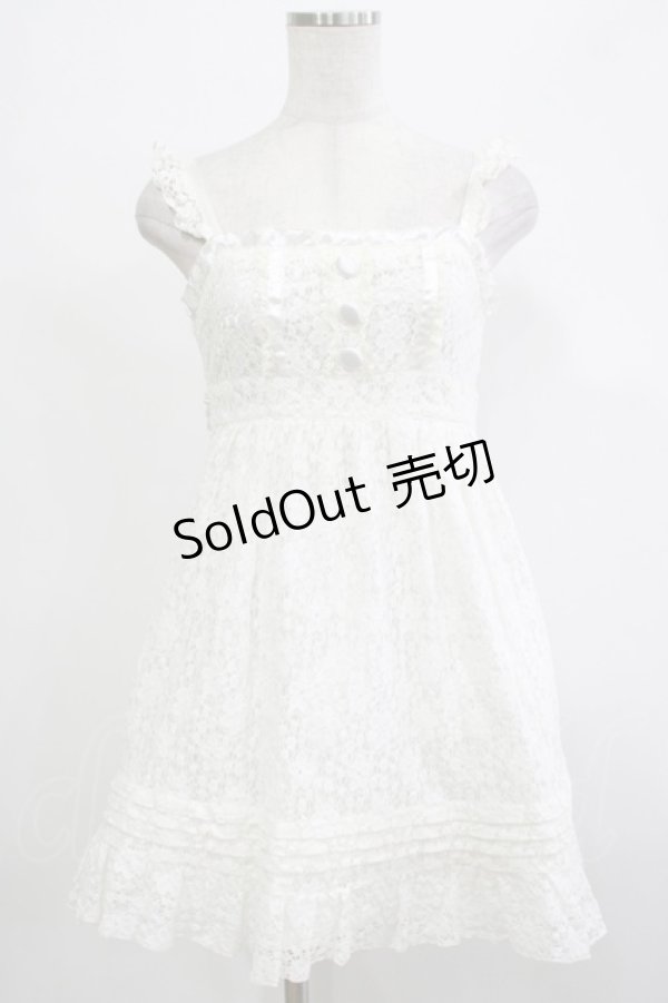 画像1: LIZ LISA / レースワンピース Free ホワイト H-25-12-04-045-LO-OP-NS-ZH (1)