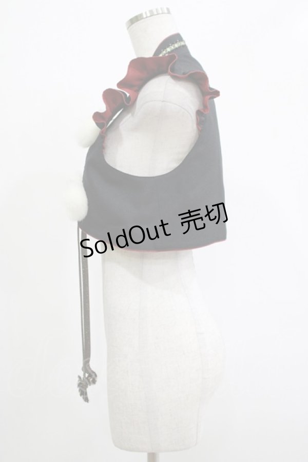 画像2: ALICE and the PIRATES / 天狗のポンポンベスト Free ブラック H-25-12-04-047-PA-TO-NS-ZH (2)