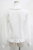 画像3: 梦焚世（海外ロリータブランド） / フリルブラウス M ホワイト H-25-12-04-050-PU-BL-NS-ZH (3)