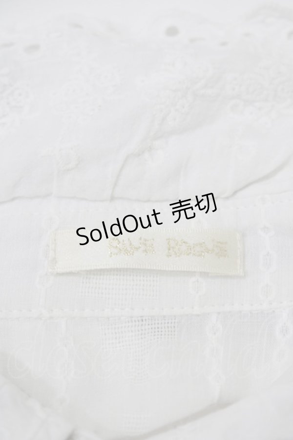 画像4: Blue rouge / リボンブラウス Free オフ/ネイビー H-25-12-04-051-CA-BL-NS-ZH (4)