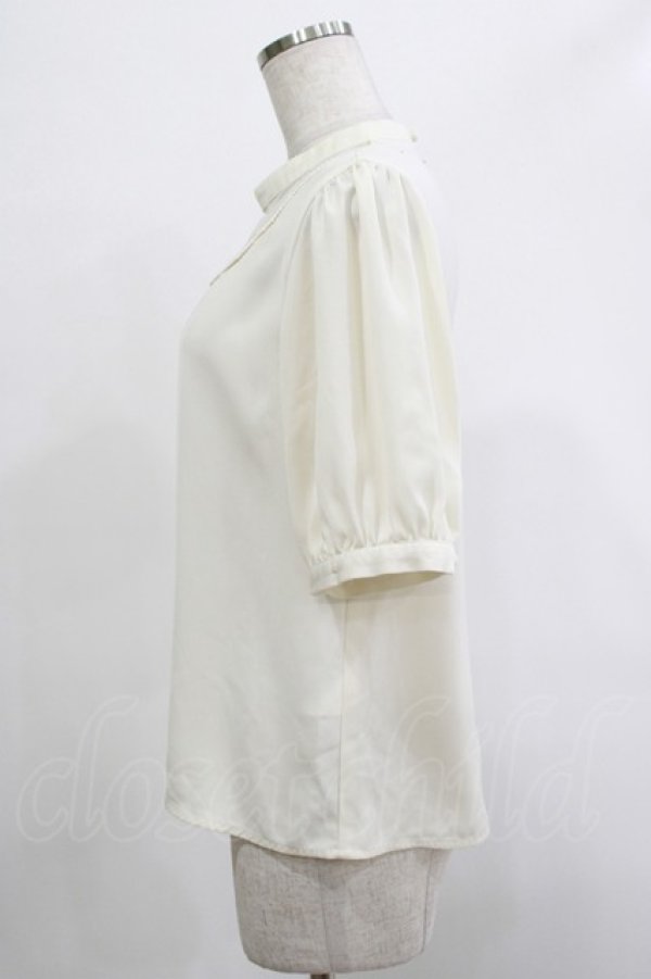 画像2: an another angelus / ローズ刺繍ブラウス Free オフ H-25-12-04-054-CA-BL-NS-ZH (2)