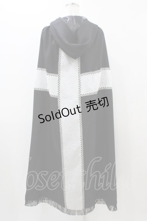 画像2: ALICE and the PIRATES / 聖十字マント Free ブラック H-25-12-04-1037-PA-JA-NS-ZH (2)