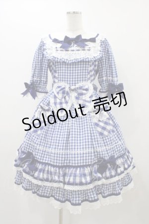 画像: BABY,THE STARS SHINE BRIGHT / Milky Gingham Dollワンピース Free ブルー H-25-12-04-1040-BA-OP-NS-ZH