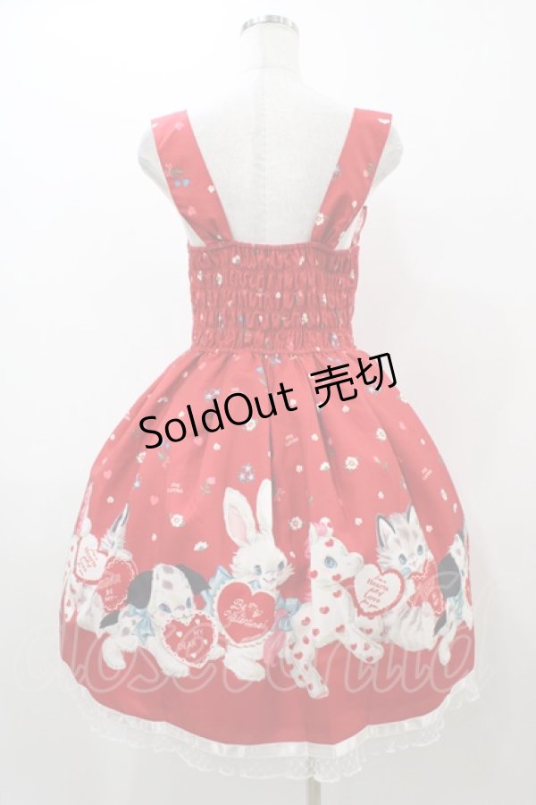 画像2: Ms LUTRA / "RED Heart dolls" Dress Free レッド H-25-12-04-1043-0-OP-NS-ZH (2)