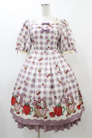 画像: axes femme kawaii / ベリーズピクニックワンピース M ラベンダー H-25-12-04-1049-AX-OP-NS-ZH