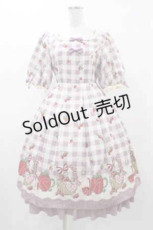 画像: axes femme Kawaii / ベリーズピクニックワンピース M ラベンダー H-25-12-04-1049-AX-OP-NS-ZH