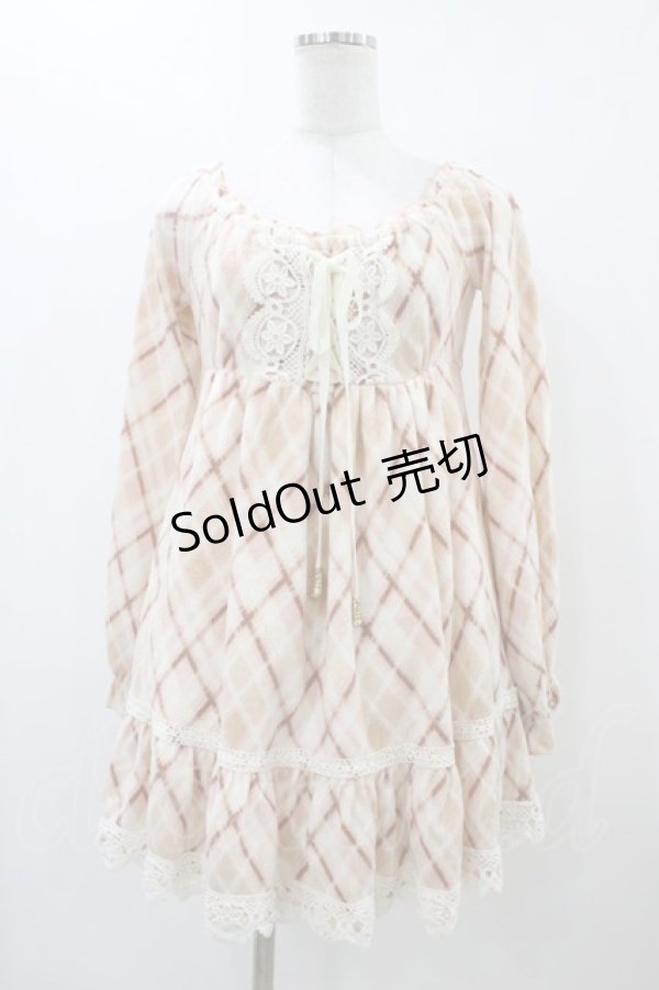 画像1: LIZ LISA / チェックワンピース Free ピンク H-25-12-04-1057-LO-OP-NS-ZH (1)