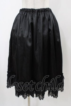 画像: ALICE and the PIRATES / フリルレースペチコート Free ブラック H-25-12-04-1059-PA-SK-NS-ZH