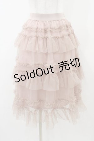 画像: FLC / 星名桜子 チュールスカート S ピンク H-25-12-04-1060-0-SK-NS-ZH