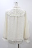 画像2: axes femme POETIQUE / ヨーク切替シフォンプルオーバー M アイボリー H-25-12-04-1062-AX-TO-NS-ZH (2)