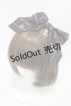 画像: ALICE and the PIRATES / The Wizarding platform〜蒸気機関と霧の街の幻〜柄カチューシャ  ブラック H-25-12-04-1008-PA-AC-NS-ZH