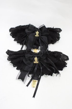 画像: ALICE and the PIRATES / レナの靴下留め  ブラック H-25-12-04-1011-PA-ZA-NS-ZH