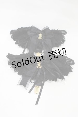 画像: ALICE and the PIRATES / レナの靴下留め  ブラック H-25-12-04-1011-PA-ZA-NS-ZH