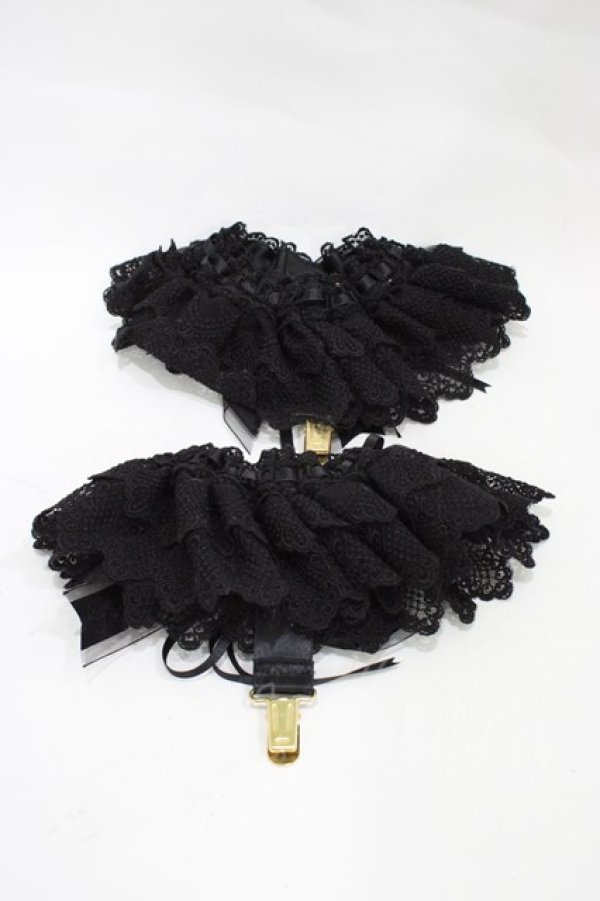 画像2: ALICE and the PIRATES / レナの靴下留め  ブラック H-25-12-04-1011-PA-ZA-NS-ZH (2)